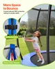 SucceBuy Outdoor-Trampolin Bodentrampolin 244 x 244 cm mit Produktbild-Vorschau 3