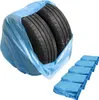 100x Blaue Reifensäcke 1000 x 1000mm, LDPE, 30 µm Produktbild-Vorschau 1