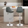 6er Set Barhocker Barstuhl Bistrohocker aus Kunstleder Produktbild-Vorschau 3