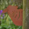 UNUS® Baumstecker Schaf Rostoptik Gartenstecker zum Produktbild-Vorschau 3