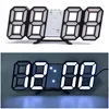 Digitální nástěnné hodiny LED 3D budík domácí dekorace Náhled obrázku produktu 2