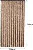 Moritz Rideau velours en chenille 100 x 200 cm brun beige Voir les images du produit 3