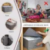 4 Stück  groß Aufbewahrungsbox,mit Griff,Organizer Produktbild-Vorschau 9