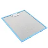 A metal filter with a blue frame on a white background. Produktbild-Vorschau