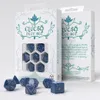 Elvish Cobalt & Silver Dice Set Produktbild-Vorschau 2