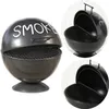 LS-LebenStil XL Sturmaschenbecher Metall Smoke Schwarz 15cm Produktbild-Vorschau 1