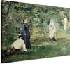 Italienischer Leinwand Leinwandbild - La Partie de croquet Produktbild-Vorschau 1