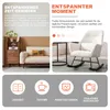 HomeMiYN Fauteuil lounge en lin synthétique, design Voir les images du produit 8