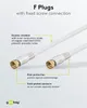 Wentronic BKF 150-G, 1.5 m, männlich/männlich, F, Weiß Produktbild-Vorschau 6