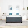 vidaXL Bettrahmen Dunkelgrau 140 x 200 cm Stoff Produktbild-Vorschau 3