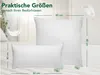 Daunenkissen 3-Kammer 40x80 cm | Ergonomisch, stützend & Produktbild-Vorschau 3