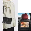 A person wearing a tablet case with a strap, and a tablet mounted on a car seat headrest. Produktbild-Vorschau