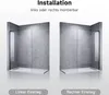 Sonni Walk-in Duschwand, ESG Echtglas, 120x200 cm, Produktbild-Vorschau 10