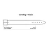 Vanzetti Leder Gürtel Glitter Radiance 30mm Metallic Belt Produktbild-Vorschau 8