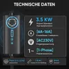 Caricabatterie portatile per veicoli elettrici (EV) tipo 2, Anteprima dell’immagine prodotto 4