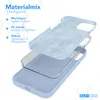 An exploded view of a phone case showing its layered material construction. Produktbild-Vorschau