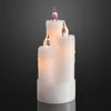 LED Kerzen Wachskerze weiß 6 LEDs Deko Weihnachten Imitat Produktbild-Vorschau 2
