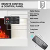 Elektrický krb BALDERIA Ida – nástenný krb – biely Náhľad obrázku produktu 5