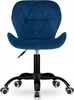 Valora NOTO Drehstuhl Samt Marineblau | Drehstuhl mit Produktbild-Vorschau 2