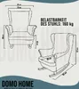 DomoHome Relaxsessel Armlehnensessel Armlehnen Produktbild-Vorschau 5