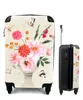 MuchoWow® Koffer Handgepäck Trolley Rollkoffer Kleine Produktbild-Vorschau 1