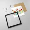 Gerahmtes Poster - Schwarzer Rahmen - Blumen Wiese Blatt Produktbild-Vorschau 4