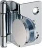 Sugatsune GH34-8CR Glastürscharnier, halb aufliegend, Chrom Produktbild-Vorschau 1