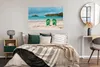 MuchoWow® Poster Strand - Pantoffeln - Grün 120x80 cm - Produktbild-Vorschau 4