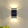 2x LED Solarlampen Solarwandleuchte Gartenleuchten nach Produktbild-Vorschau 4