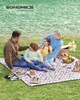 Songmics Picknickdecke bunte Blätter, 200 x 200 cm, Produktbild-Vorschau 8