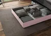 ITYHOME - Gepolstertes Bett mit Bettkasten 140x190 mit Produktbild-Vorschau 5