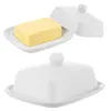 KADAX Butterdose aus Porzellan, 16,5 x 13 x 5 cm, weiße Produktbild-Vorschau 1