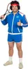 80er Tennisstar - Karneval Faschingskostüm Herren Größe: 48 Produktbild-Vorschau 4