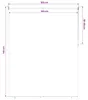 vidaXL Außen-Rollos mit UV-Schutz Schwarz 165 x 140 cm (B x Produktbild-Vorschau 8