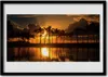 Bild 70x50 MDF-Rahmen Wandkunst Baum, Sonne, Landschaft Produktbild-Vorschau 1
