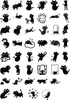 45 pegatinas temáticas de gatos, autoadhesivas, estilo Vista previa de la imagen del producto 3