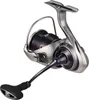 A studio shot of a fishing reel against a white background. Produktbild-Vorschau