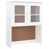 vidaXL Sideboard-Aufsatz ALTA Weiß 77x30x92 cm Massivholz Produktbild-Vorschau 2