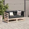 2-tlg. Garten-Sofagarnitur Massivholz Kiefer Produktbild-Vorschau 3