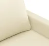 vidaXL 2-Sitzer-Sofa Creme 120 cm Kunstleder Produktbild-Vorschau 9