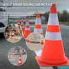 ECD Germany Pylonen groß 75 cm Verkehrshütchen Orange Produktbild-Vorschau 6