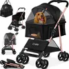 LOVPET® Hundewagen 2in1 Hundebuggy Hundebox Transporttasche Produktbild-Vorschau 1