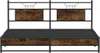 vidaXL Bettgestell ohne Matratze Räuchereiche 160x200 cm Produktbild-Vorschau 5