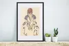 MuchoWow® Gerahmtes Poster Porträt von Edith Schiele, der Produktbild-Vorschau 4