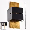 Reppia »Reppia« Wandlampe aus Metall in Schwarz/Gold mit Produktbild-Vorschau 2
