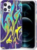 Für Apple iPhone 12 / 12 Pro TPU Watercolor Schutz Hülle Produktbild-Vorschau 1