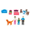Puppenhaus Holz Klappbar 23x38x28,5cm Bunt Tragbar Zubehör Produktbild-Vorschau 5