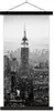 MuchoWow® Textilposter New York City Schwarz-Weiß-Fotodruck Produktbild-Vorschau 1