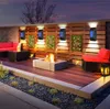 4x Solar Garten Lampe Wandlampe Solarlampe auf und ab Produktbild-Vorschau 1