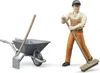 Bruder bworld Figurenset Kommunalarbeiter, 4-tlg., Produktbild-Vorschau 3